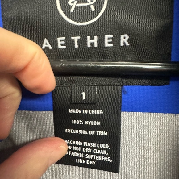 Aether Pace Jacket Cycling Jacket Distant Blue Waterproof Men’s Small - Picture 7 of 8
